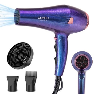 Hair Dryer Pro, Professional Ionic Salon Blow Dryer with Diffuser for Women a...