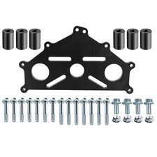 Zibopar Engine Safe Stand Adapter Plate Compatible Chevy Ls1 Duramax Bbc Sbc Ls