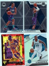 4 * PJ WASHINGTON * MOSAIC FLUX SILVER RED CRACKED ICE RC 