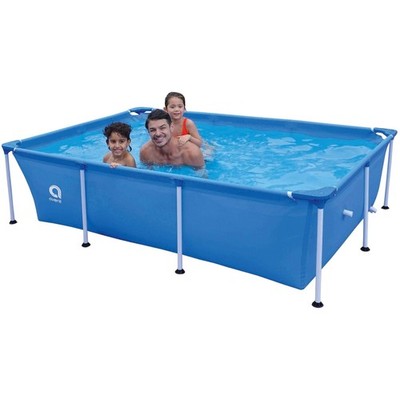 Rectangular PVC Swimming Pool, 300 Gallon Capacity