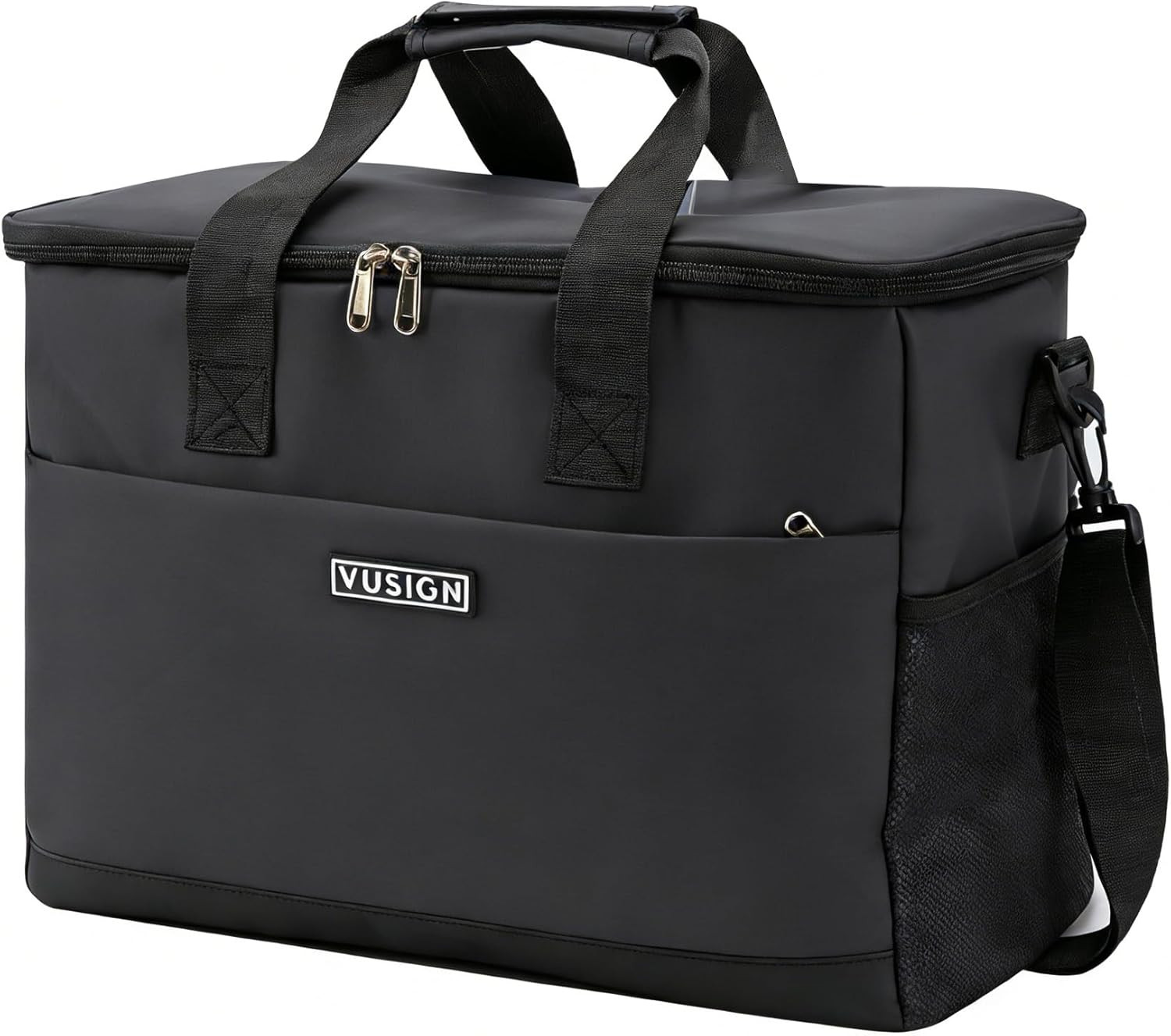 Large Insulated Lunch Bag 30L, Foldable Cool Bag with Shoulder Strap, Waterproof