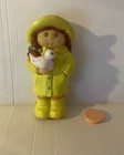 Vintage 1983 Cabbage Patch coin  bank Rainy Day  with stopper rain coat — photo 1