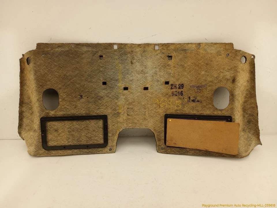 Chrysler Crossfire CONVERTIBLE Rear Behind Seat Carpet Trim Panel Fits 2004-2008 - Imagem 2 de 4