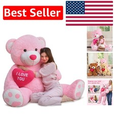 52-Inch I Love You Giant Teddy Bear - Ultimate Plush Toy Gift for Any Occasion