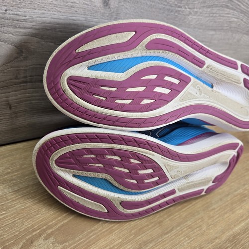 Chaussures de course femme ASICS taille UK 4 Glideride 2 bleu français numérique rose aqua - Photo 13/19
