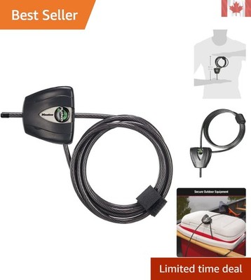 Secure Your Bike with 6-Foot Python Adjustable Locking Cable - Scratch Resistant