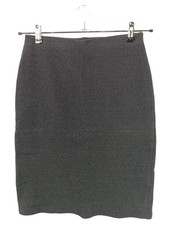GIVN BERLIN High Waist Rock Damen Rock Gr. DE 38 hellgrau Casual-Look