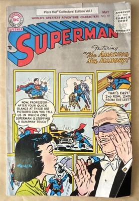 Dc Comics 1977 Limited edition Pizza Hut Collectors Series Vol. 1 NO. 97