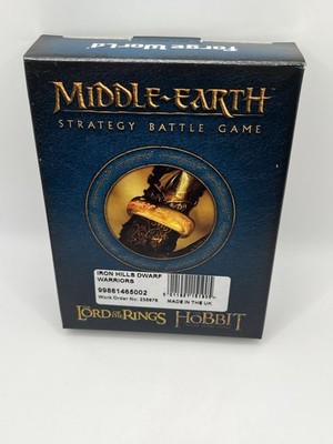 Forge World Iron Hills Dwarf Warriors with Spears Warband MESBG | LOTR