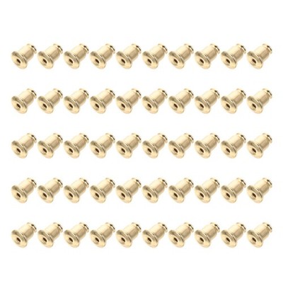  100 Pcs Ohrringstopper Sicherheitsohrringrücken Ohrring-Stützrücken