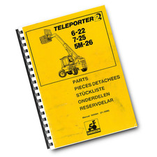 SANDERSON TELEPORTER SERIES 2 6-22 7-25 5M-26 PARTS MANUAL