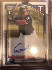 2024 Bowman Chrome Prospect Auto - Carlos Silva #CPA-CSI (RC, AU)