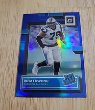 2022 Donruss Optic IKEM EKWONU Blue Holo Prizm /179 Rated Rookie Color Match 253