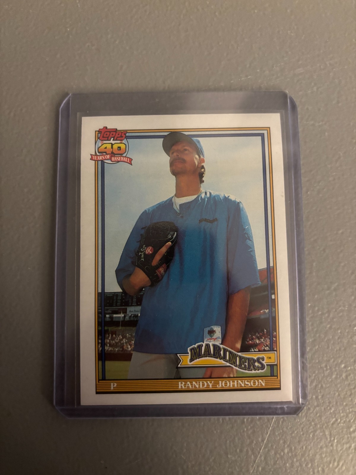1991 Topps - Randy Johnson #225 Collector's Edition (Tiffany)
