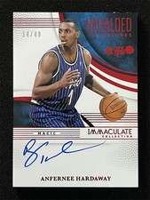 2024-25 Panini Immaculate Collection Anfernee Hardaway Red Heralded Auto /49