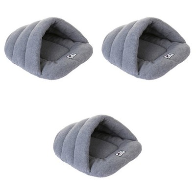  3 Pack Katzen Höhlenbett Kuscheldecke Hund Hundebettmatten Haustierbettpolster