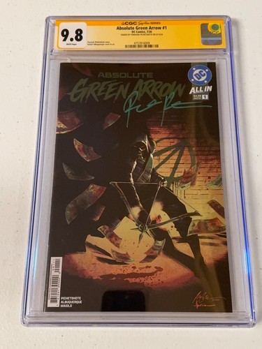 Absolute Green Arrow #1 9.8 CGC Signed by Pornsak Pichetshote