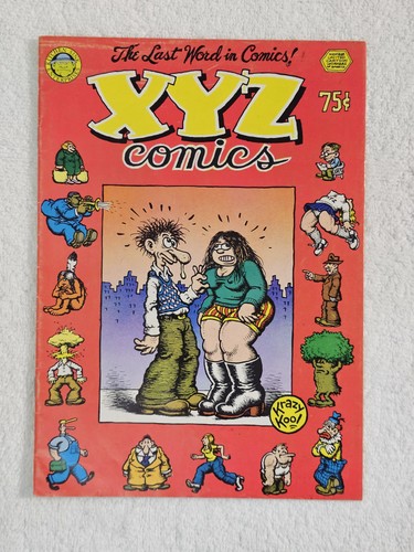 VTG XYZ Comics 1972 1st Print R. Crumb Underground Comix Krazy Kool Softcover VG - Picture 1 of 8