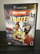 Nicktoons Unite Nintendo GameCube CIB Complete Manual Tested SpongeBob Danny