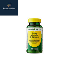 Spring Valley Super Vitamin B-Complex Tablets, 100 Count