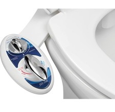 LUXE Bidet NEO 320 - Hot and Cold Water Self-Cleaning Dual Nozzle - Blue