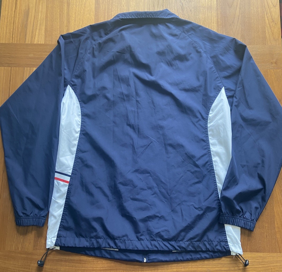 Giacca a vento Fila uomo M rossa bianca blu tennis full zip ricamata preppy