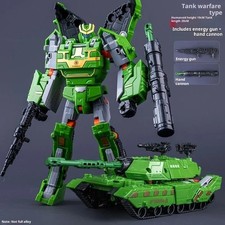 Jinjiang Mecha Transforming Robot King Kong Military Tank Alloy Toy for Kids