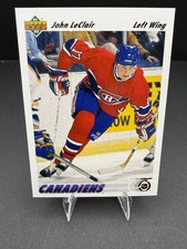 John LeClair #345 Upper Deck NHL Hockey 1991-92 Montreal Canadiens