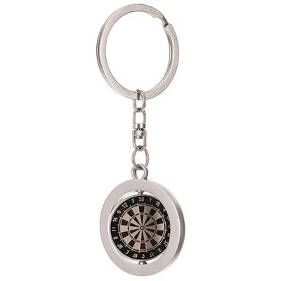 Karella Dartboard Darts Keyring Metal Darts