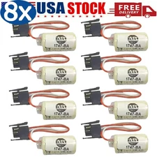 ◉ 8X Brand New Allen Bradley 1747-BA, B9650T  PLC Battery,