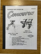 SERVICE PARTS MANUAL Covington Planter TP3A, TP6A  TP46 Side Dresser Seeder