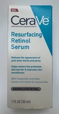 CeraVe Resurfacing Retinol Serum 1 fl oz Niacinamide Ceramides Licorice Root