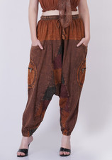 Women's Baggy harem trouser Cotton Pocket Patchwork Pant Wholesale Mix Lot