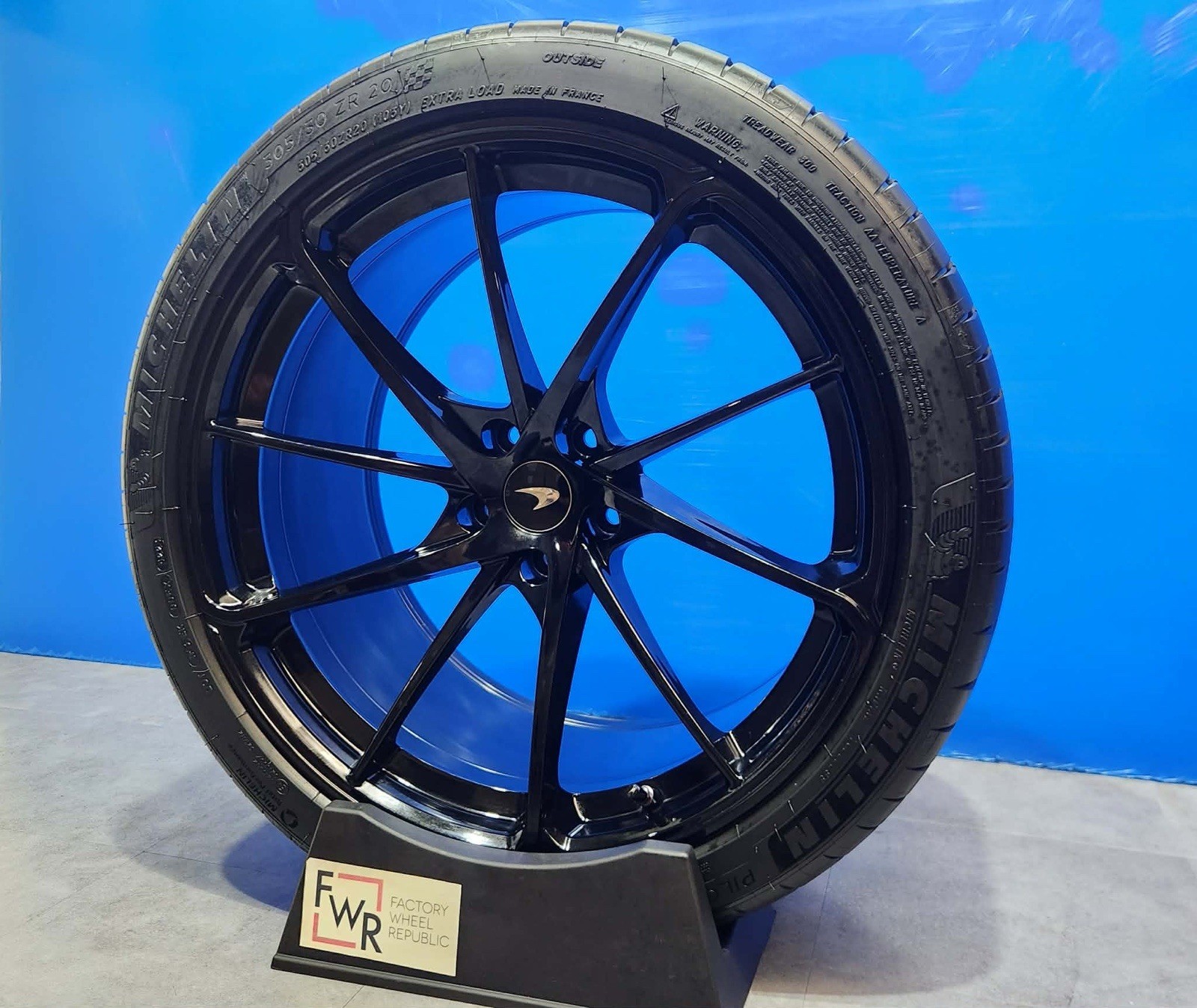 19" 20" MCLAREN 750S GLOSS BLACK FACTORY OEM GENUINE wheels rims Tires  750 720S