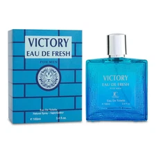 VICTORY EAU DE FRESH Fragrance Couture Men's Cologne 3.4 Oz EDT Spray