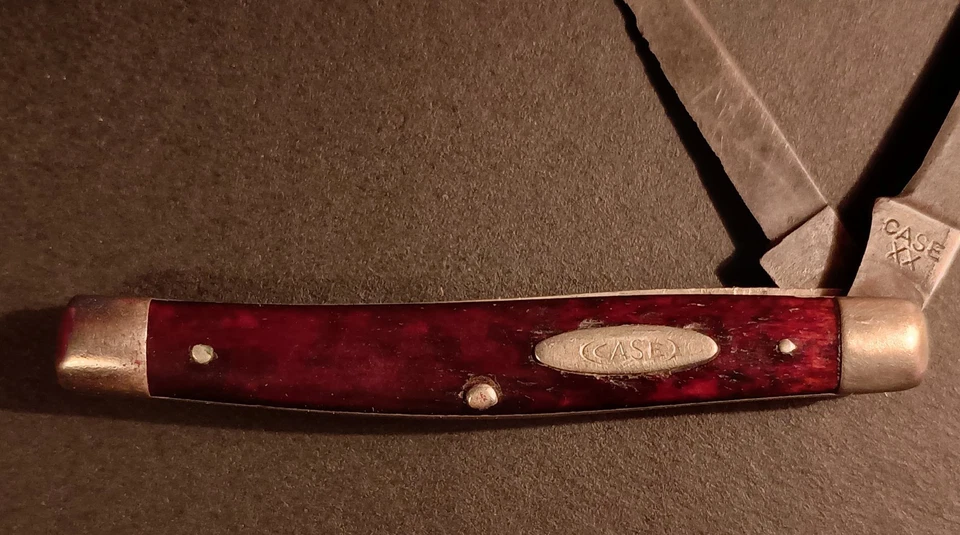 CASE XX 1940-1964 Junior Jack Knife Redbone No Dots #6244 - Image 2 of 4