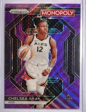 Jewell Loyd 2024 Panini Prizm Monopoly WNBA All-Star Purple Wave Prizms #WNBA24