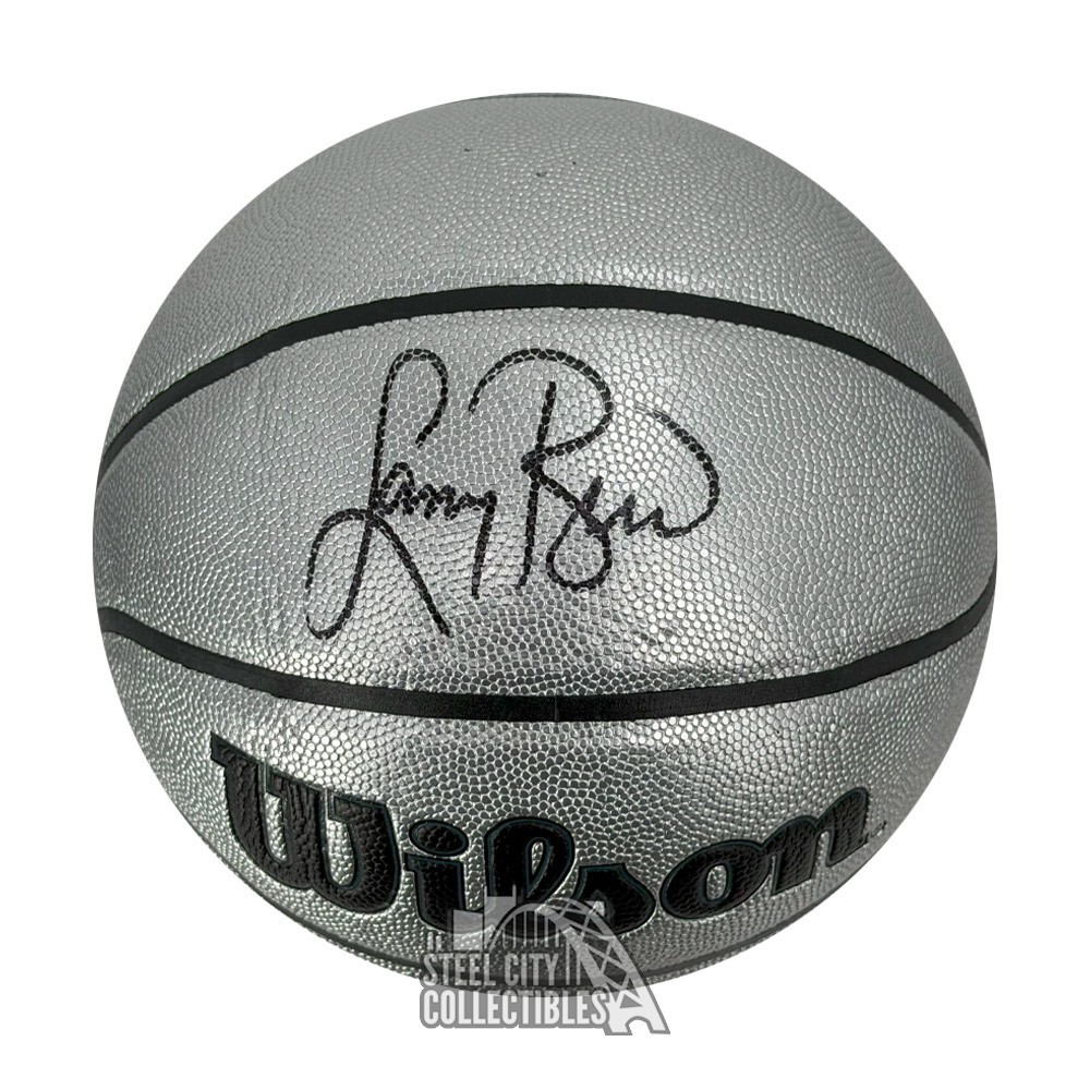 Larry Bird Autographed Wilson Platinum Edition Basketball - PSA/DNA