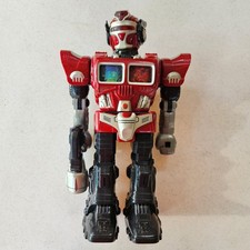 HAP-P-KID Turbo Fighter 2005 Robot Toy Action Figure 15" Tall Light Sound Talks