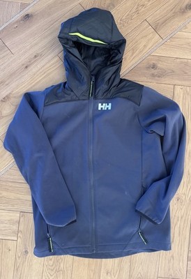 Super Schöne Helly Hansen Softshell Jacke  Kinder Größe 164 oder 14 Grau