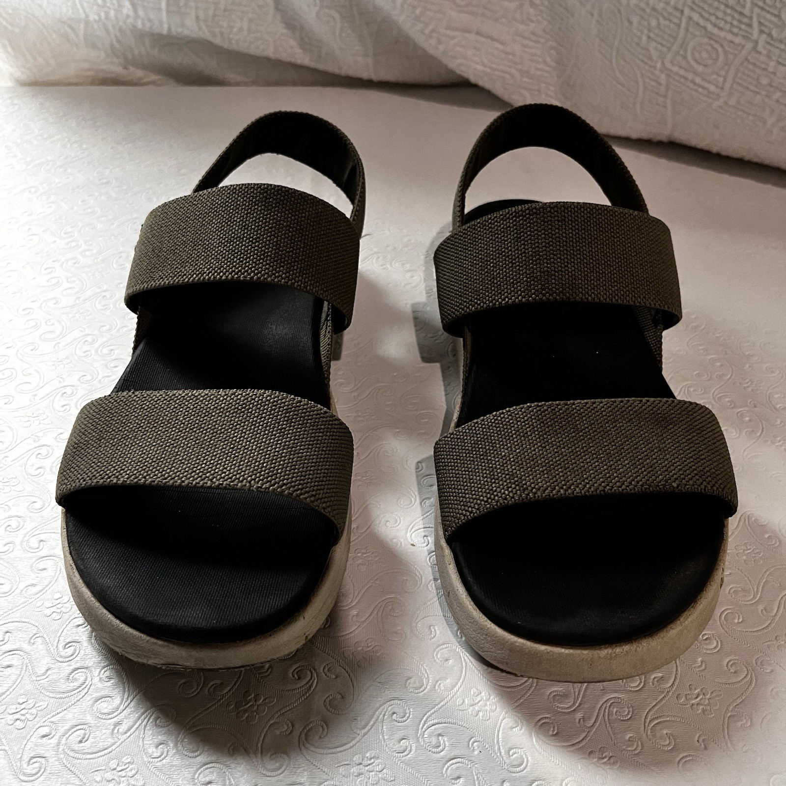 Sandali Keen Elle con cinturino posteriore donna taglia 10 scarpe brindle betulla comode