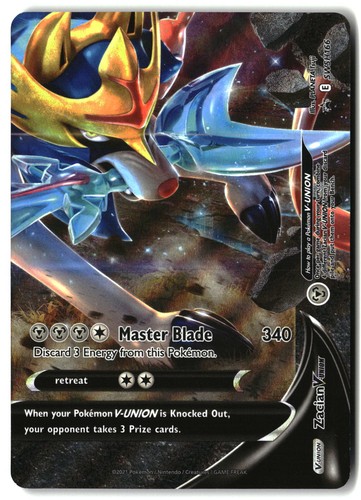 Zacian V-UNION SWSH166 Holo Promo Sword & Shield Promo Pokemon Near Mint