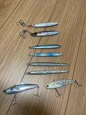 Metal jig and hard lure set