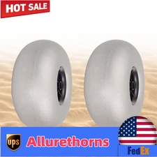 Balloon Wheels 10" Replacement Big Beach Sand Tires for Kayak Dolly Canoe 2Pcs !