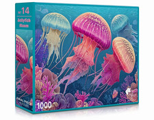 Final Piece Puzzles No. 14 Jellyfish Bloom 1000-Piece Jigsaw Puzzle