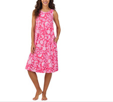 Cuddl Duds, a MIDI-length sleeveless nightgown NWT