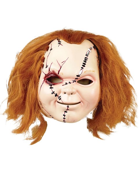 Curse Of Chucky - Vernarbte Chucky Maske FüR Halloween-image