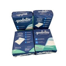 Goodnites Disposable Bed Mats for Bedwetting, 2.4 x 2.8 ft, 36 Ct 4 Packs of 9