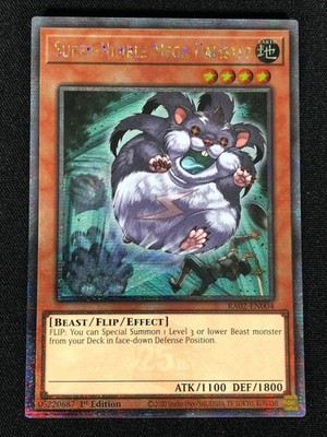Yugioh Super Nimble Mega Hamster RA02-EN004 1st Quarter Secret (NM)