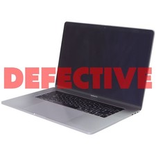 DEFECTIVE Apple MacBook Pro 15.4-in Laptop i7-7820HQ/512GB SSD/16GB Gray A1707